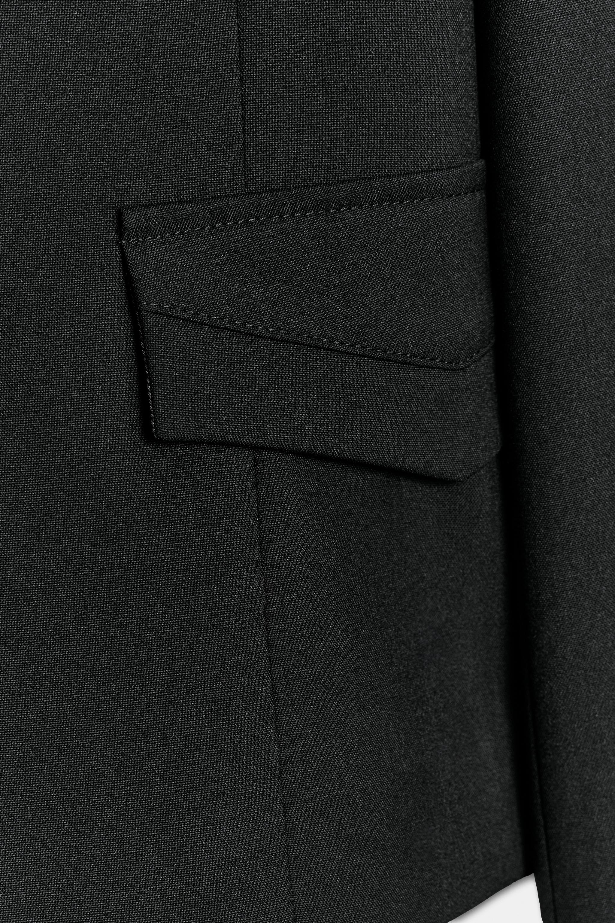 VESTE COURTE À REVERS